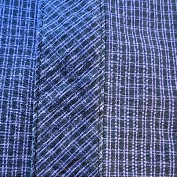 H&M Men's Plaid and Checkered button down Shirts - Green and blue size M - Picture 7 of 7